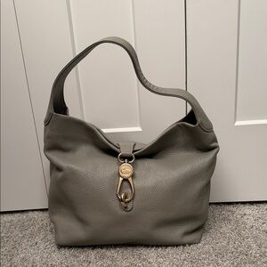 Dooney & Bourke Elegant Gray Leather Women's Bag